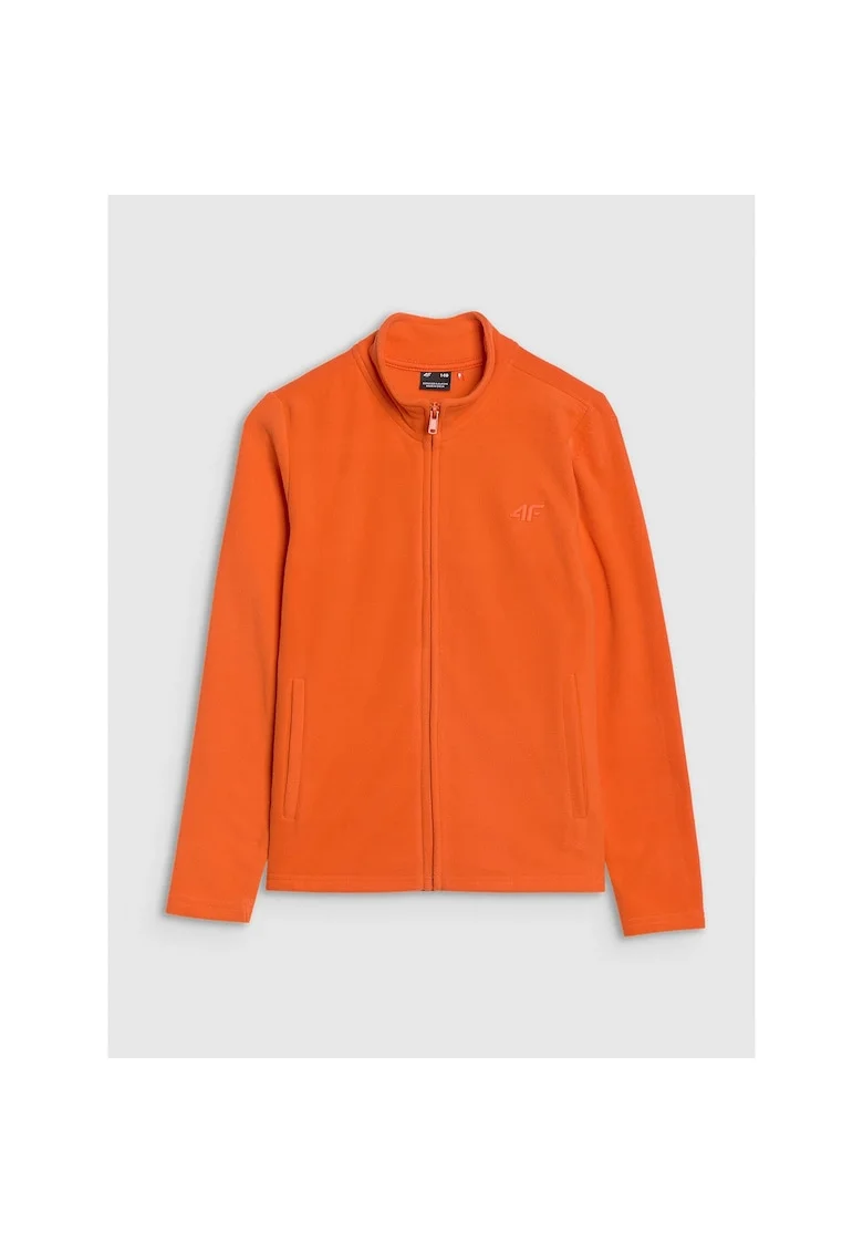 Jacheta sport copii,  Fleece, Portocaliu
