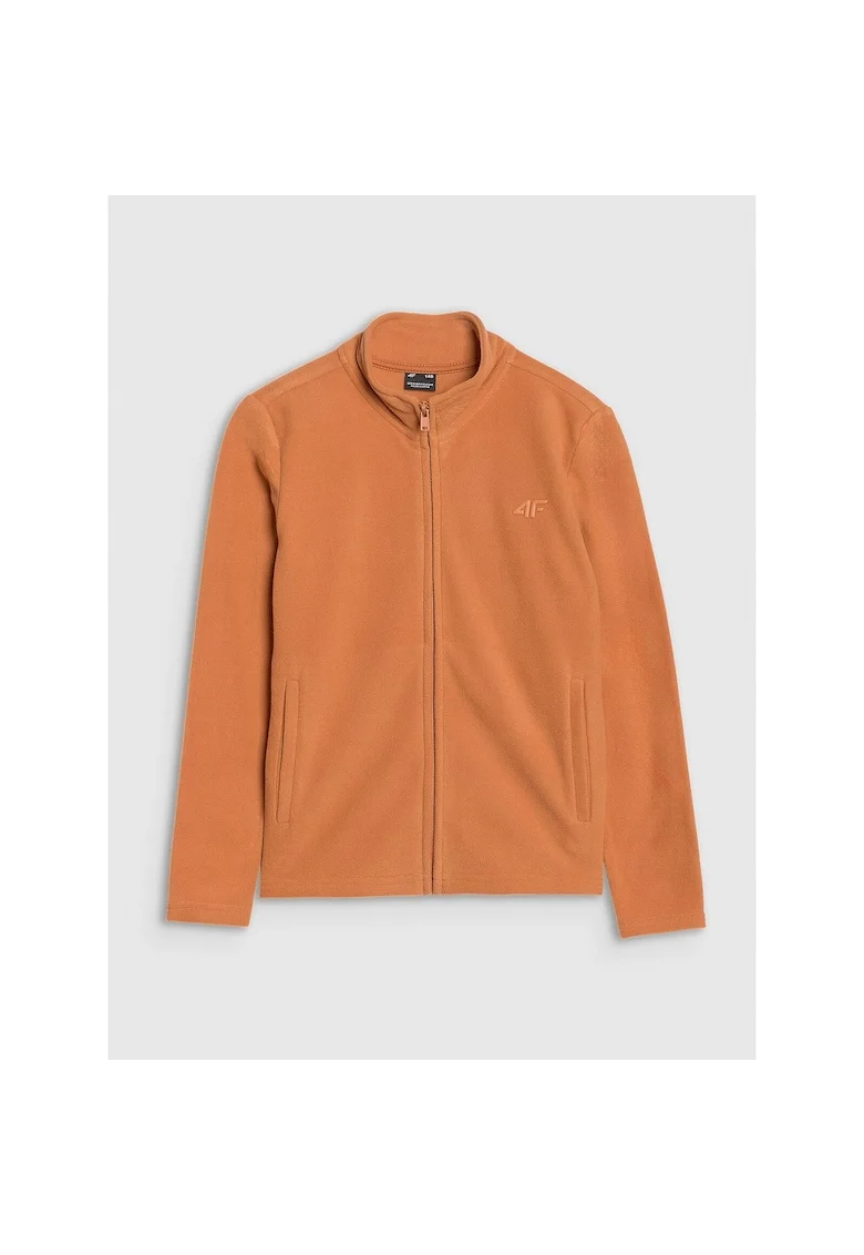 Jacheta sport baieti,  Fleece, Maro deschis