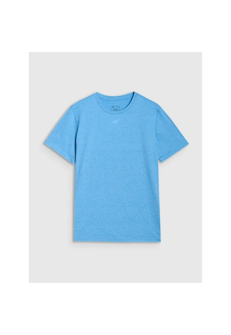 Tricou sport  uscare rapida, albastru, material sintetic