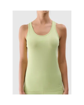 Maiou sport dama,  Poliester/Elastan, Verde lime