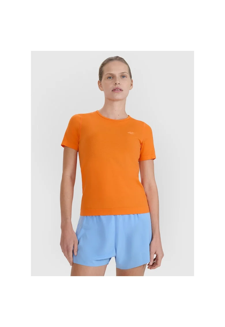 Tricou alergare dama,  Sintetic, Portocaliu