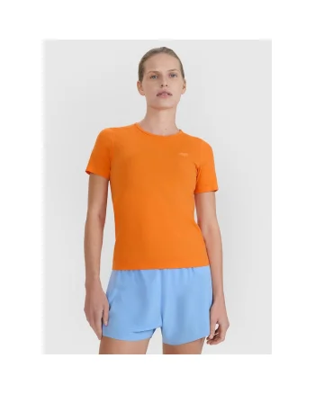 Tricou alergare dama,  Sintetic, Portocaliu