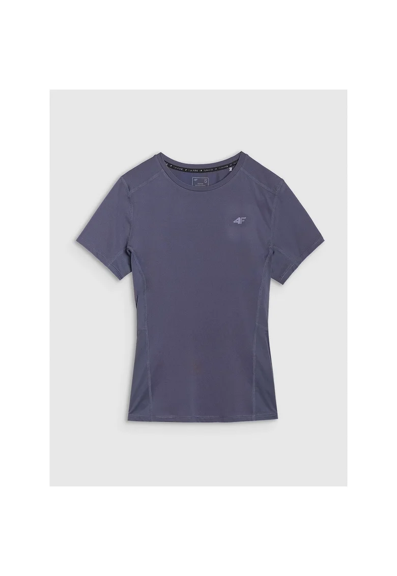 Tricou alergare dama,  Textil, Gri