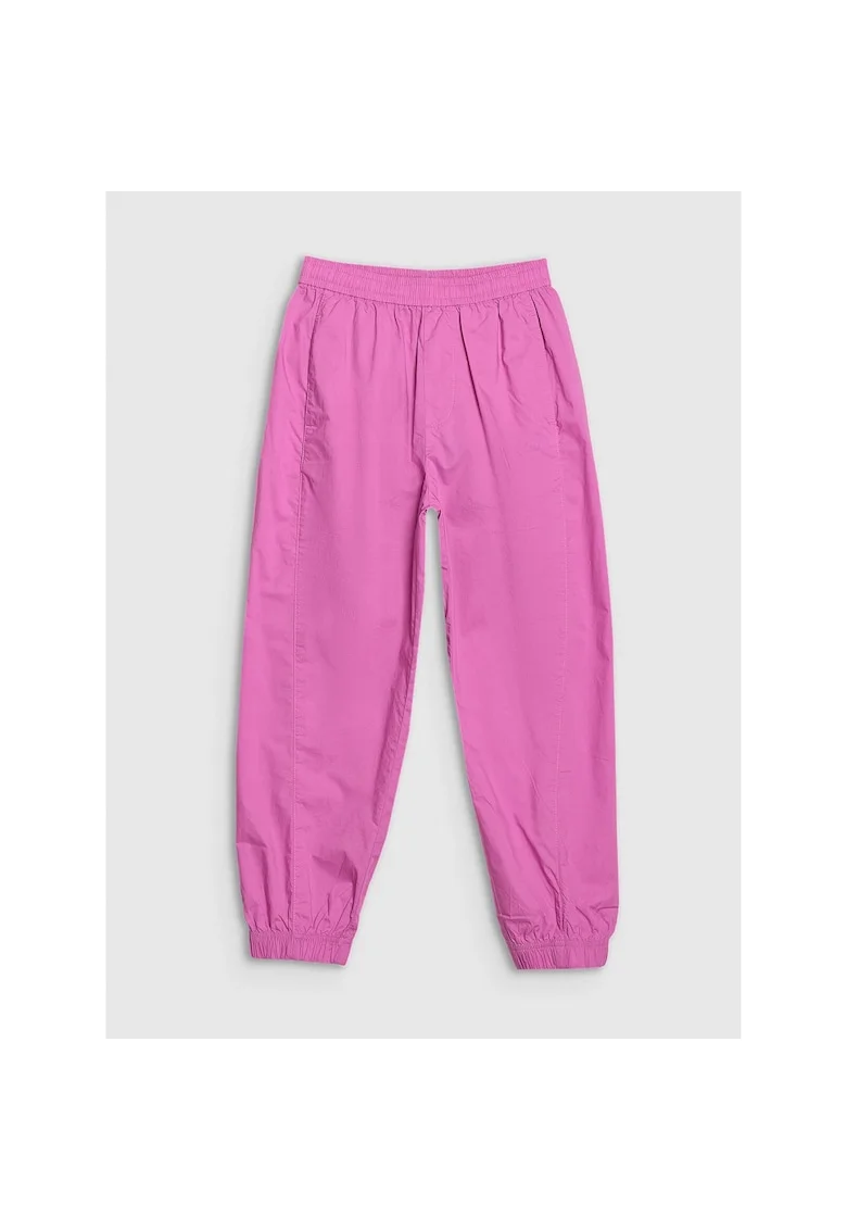 Pantaloni sport copii,  largi, roz, bumbac
