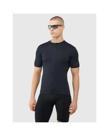 Tricou ciclism  negru, slim fit, uscare rapida, sintetic