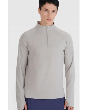 Bluza  uscare rapida, gri, sintetic, Gri