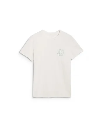 Tricou sport barbatesc  imprimeu "Everyday Pace", alb, bumbac