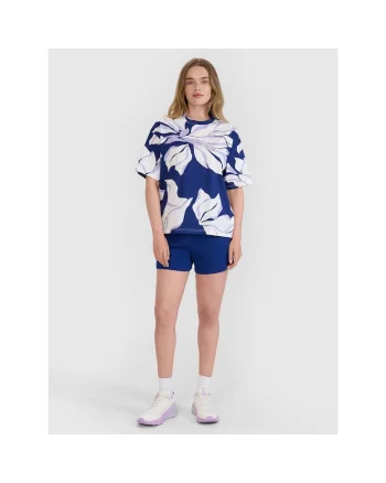 Pantaloni sport scurti dama,  albastru