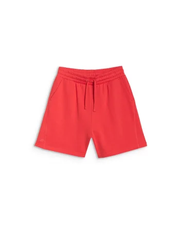 Pantaloni sport dama  supradimensionati, rosii, bumbac 85%, poliester 15%