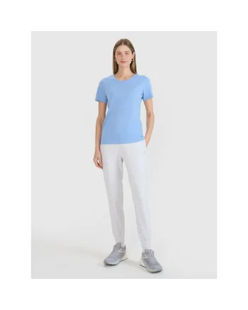 Pantaloni sport dama,  jogger, gri, bumbac 78%