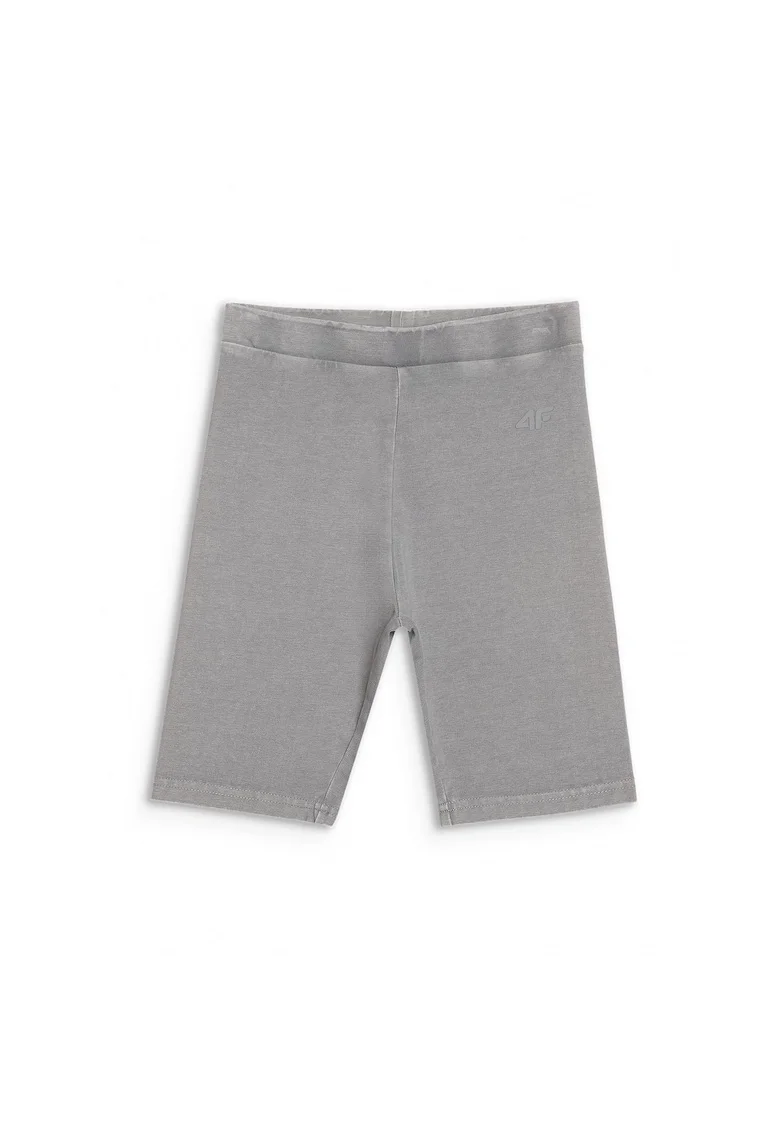 Colanti sport  pentru fete, talie inalta, croiala slim, gri, 95% bumbac