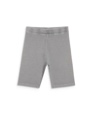 Colanti sport  pentru fete, talie inalta, croiala slim, gri, 95% bumbac