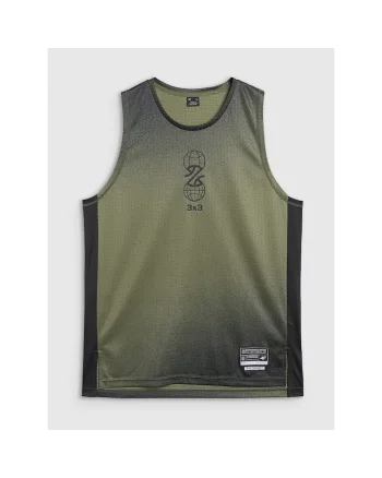 Maiou sport pentru barbati,  elastan/sintetic, supradimensionat, uscare rapida, verde