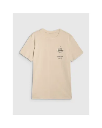 Tricou sport barbati  bej, 100% bumbac