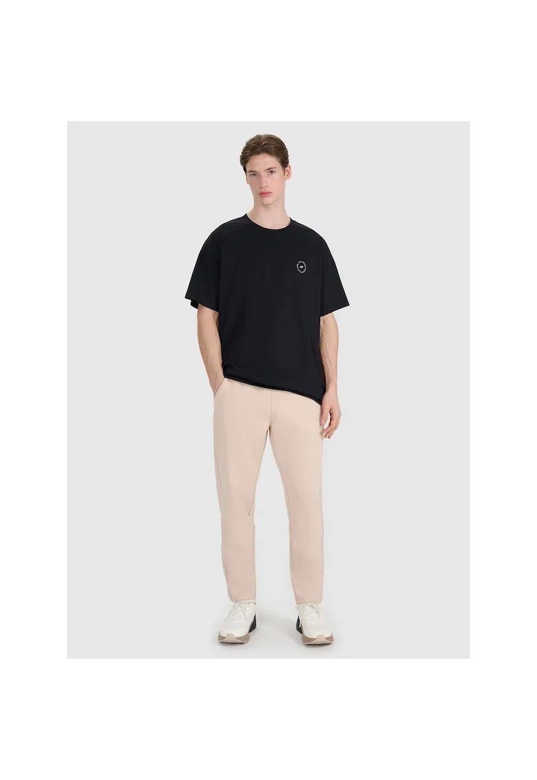 Pantaloni sport barbati  bej, 300 g/m, 85% bumbac