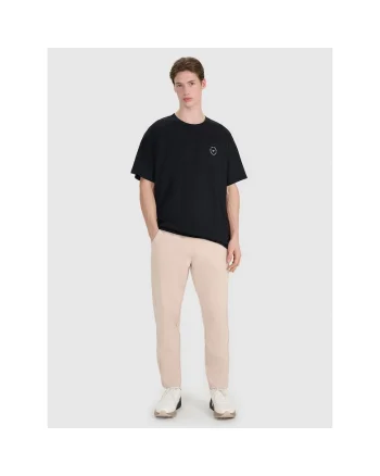 Pantaloni sport barbati  bej, 300 g/m, 85% bumbac