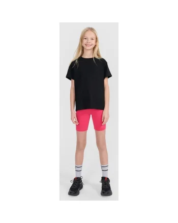 Colanti sport  pentru fete, roz, slim, din bumbac