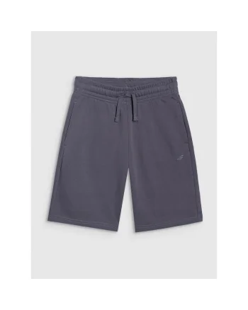 Pantaloni sport copii,  supradimensionati, gri, bumbac/poliester