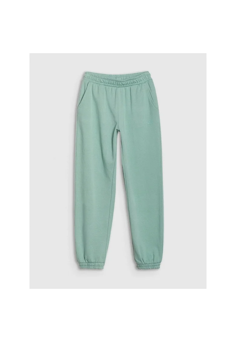 Pantaloni Fete  Bumbac Verde Menta