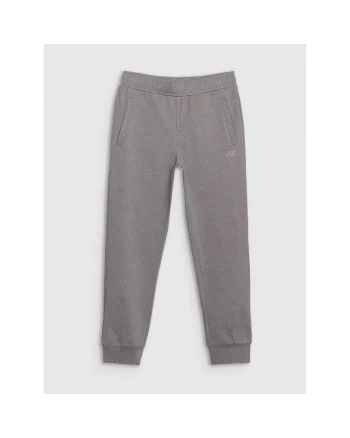Pantaloni sport  pentru baieti, uscare rapida, gri, material sintetic
