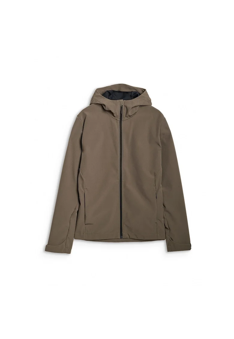 Jacheta softshell barbati  NeoDry 5000, poliester, gluga reglabila, maro