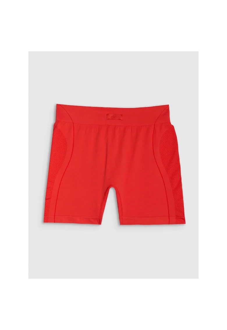 Colanti scurti sport dama RSS25TFSTF061-62S, 4F, Textil, Rosu