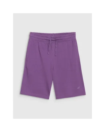 Pantaloni sport copii,  pentru baieti, violet, bumbac