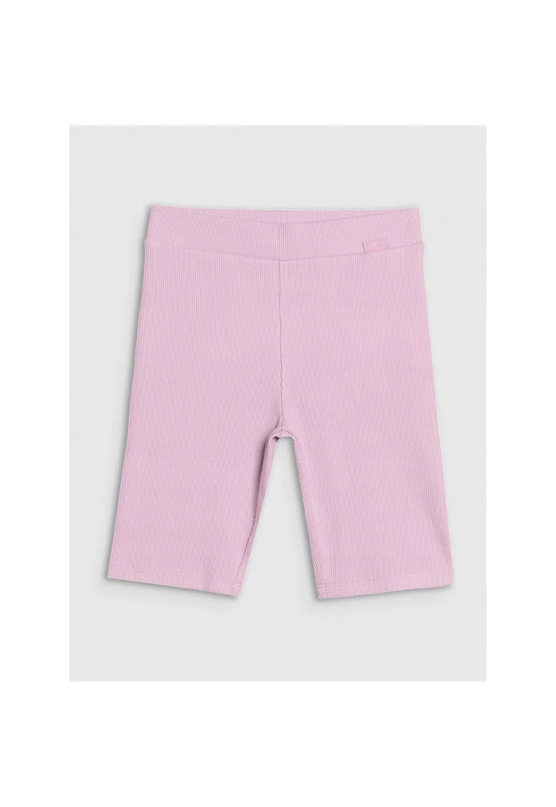 Colanti sportivi  mov, talie inalta, croiala slim fit, pentru fete, bumbac