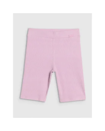 Colanti sportivi  mov, talie inalta, croiala slim fit, pentru fete, bumbac