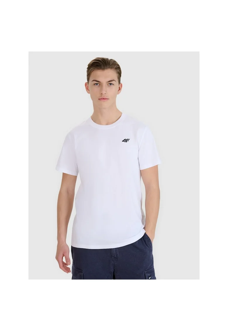 Set 2 tricouri sport barbati  bumbac, alb/negru