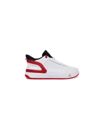 Pantofi sport copii,  baschet, piele naturala, alb