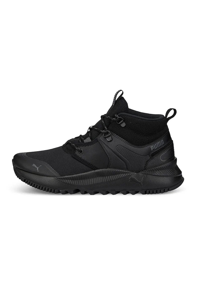 Pantofi mid-cut cu insertii textile Pacer Future TR, Negru