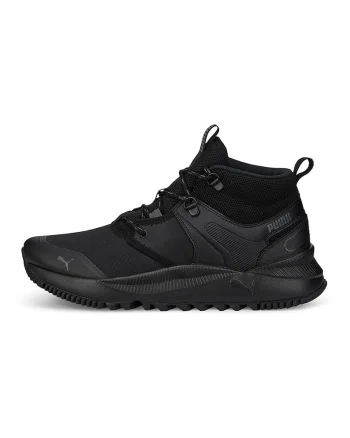 Pantofi mid-cut cu insertii textile Pacer Future TR, Negru