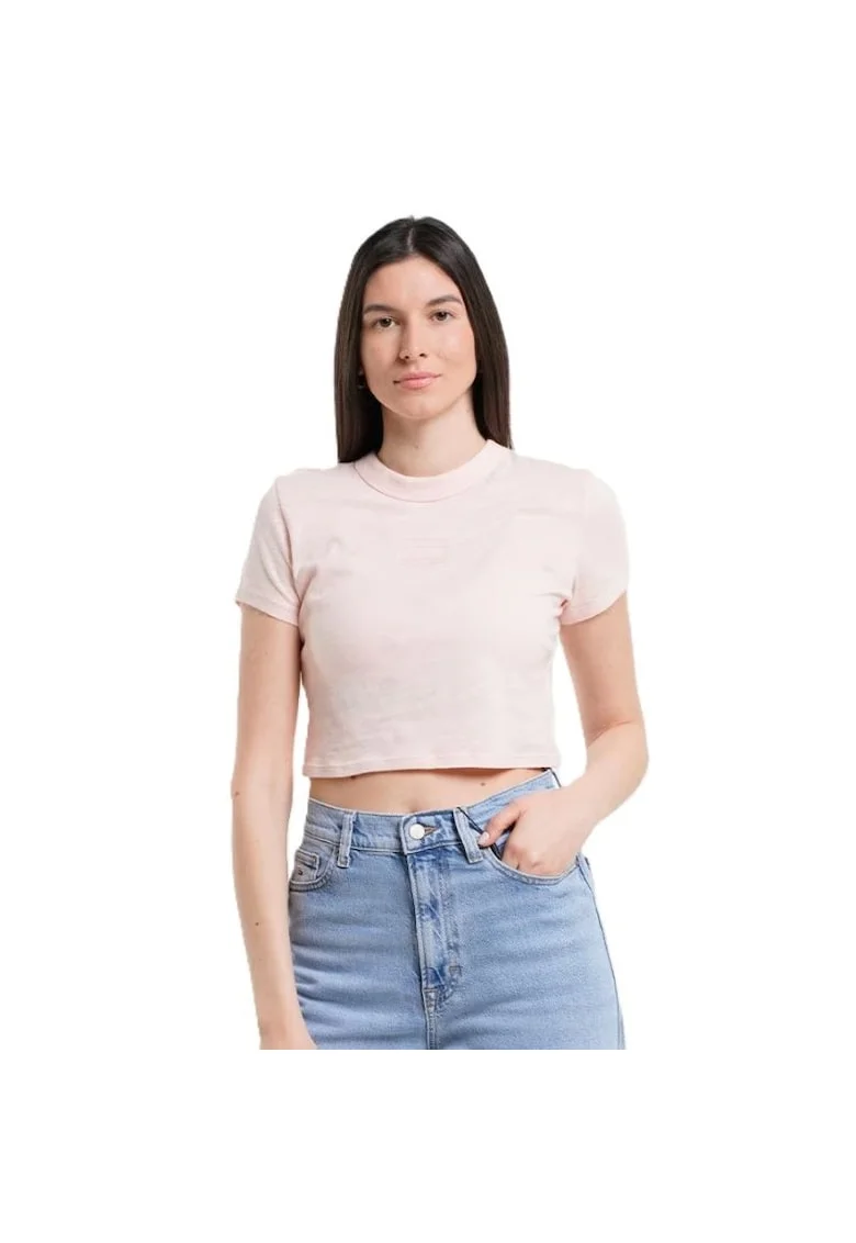 Tricou  pentru Femei, tjw slim crp gmd tonalflag ext, DW0DW20329-TH3, Roz, Roz