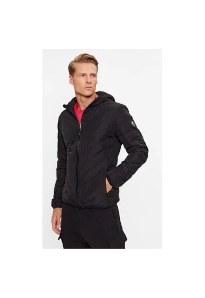 Geaca Barbati,  303081843, Poliester, XXL INTL, Negru