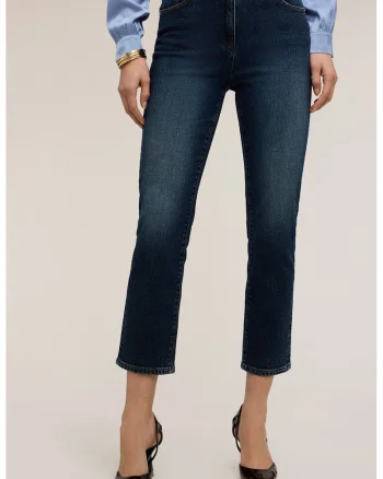 Blugi slim-fit, Albastru petrol