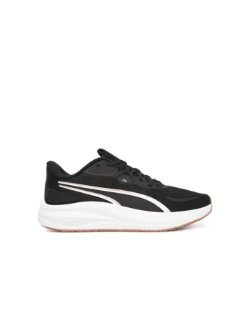 Pantofi sport dama,  alergare, negru, material textil