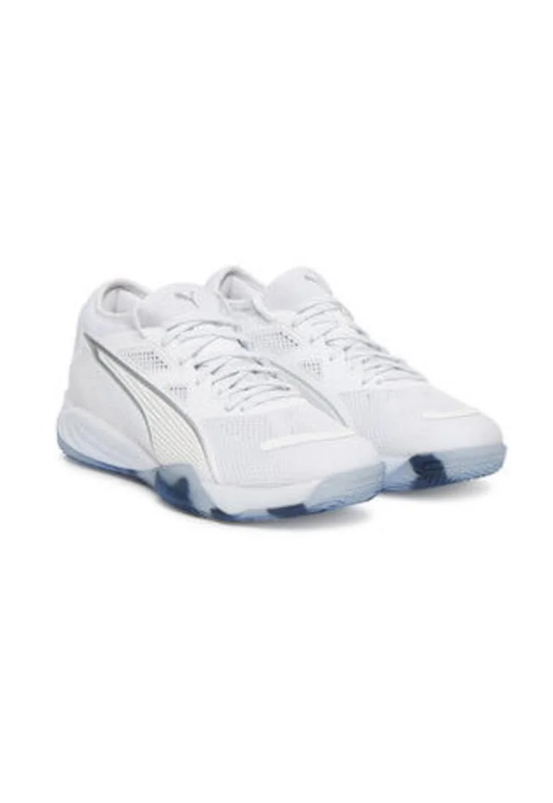 Pantofi sport barbati,  alb/albastru, material textil