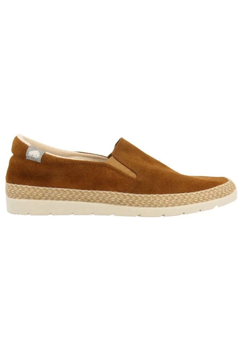 Espadrile de piele intoarsa Proger 28099, Maro scortisoara
