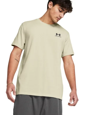 Tricou cu decolteu la baza gatului Heavyweight, Bej deschis
