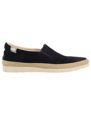 Espadrile de piele intoarsa Proger 28099, Bleumarin