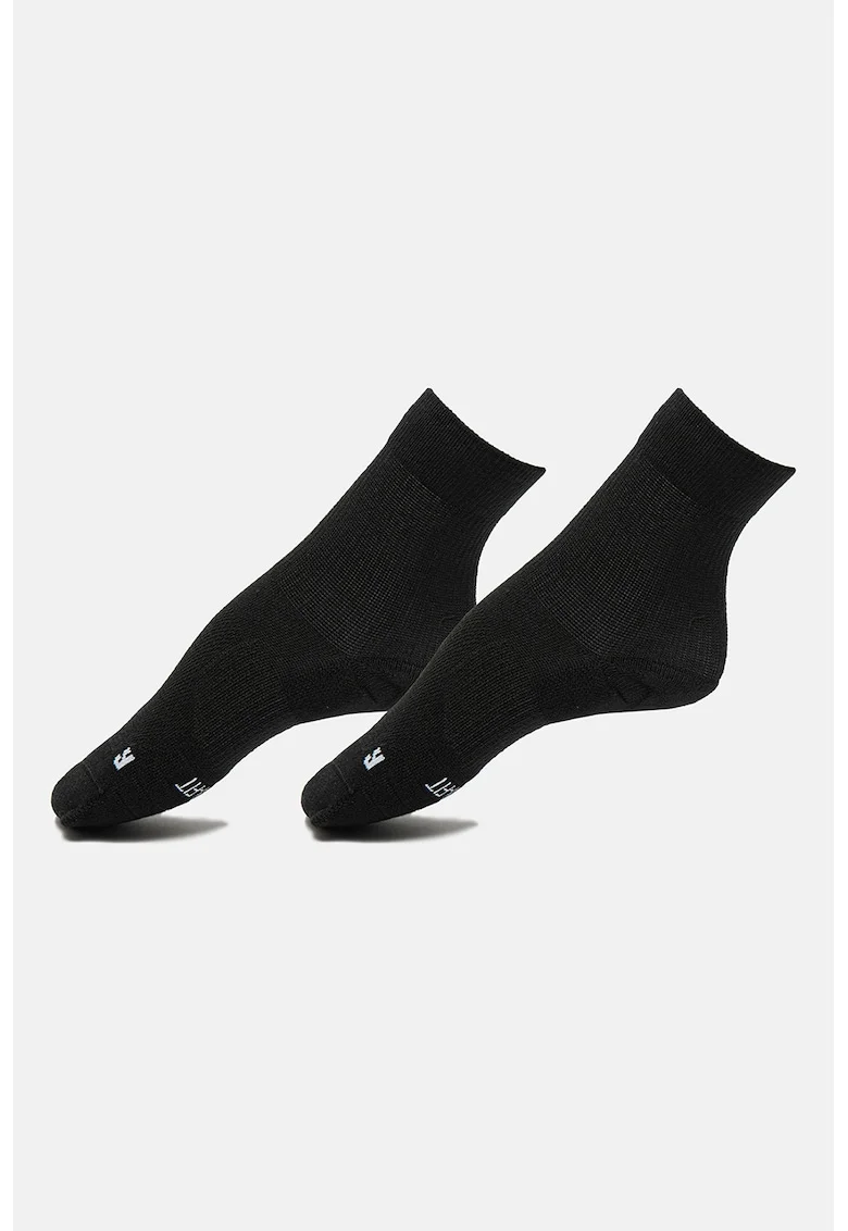Set de sosete unisex pana la glezna, pentru tenis - 2 perechi, Negru