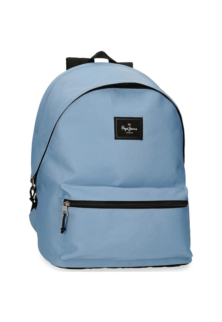 Rucsac casual, Pepe Jeans Aris Colorful, 2 compartimente, buzunare laptop/tableta, albastru deschis, 31x44x15 cm