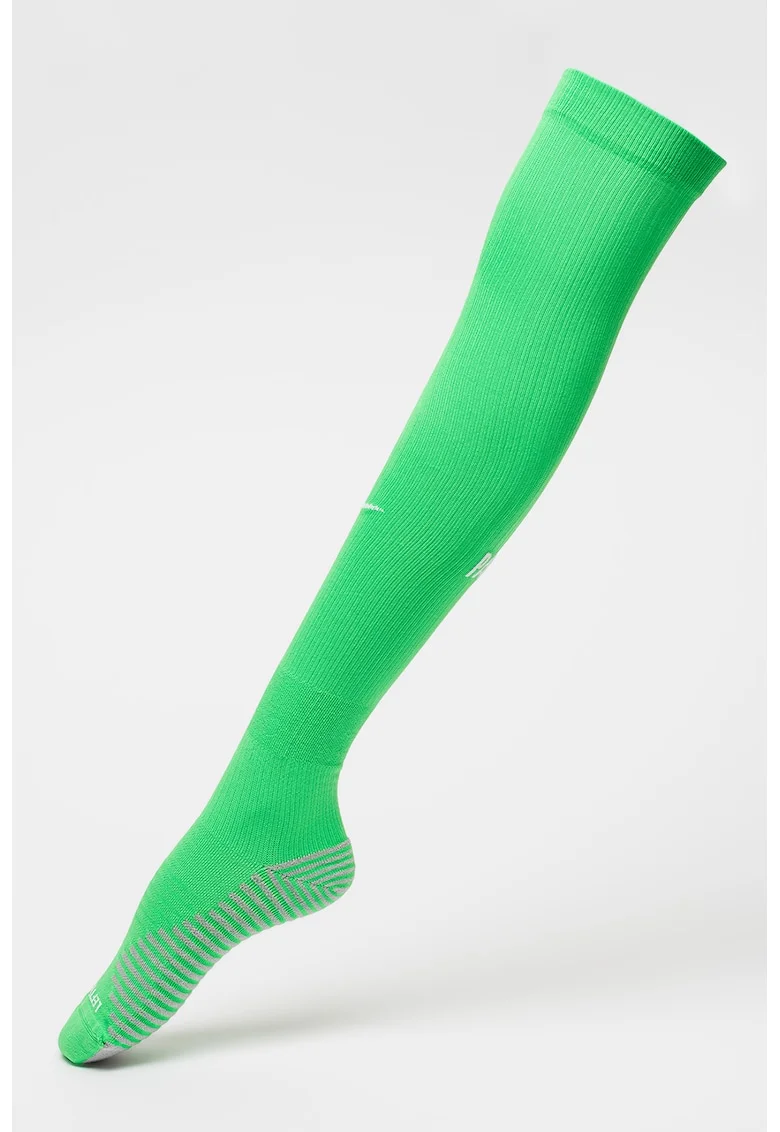 Sosete cu logo pentru fotbal, Verde electric