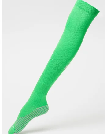 Sosete cu logo pentru fotbal, Verde electric