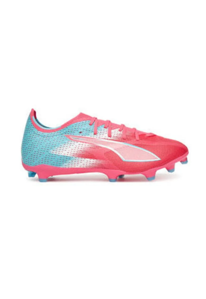 Pantofi de fotbal barbati,  material sintetic, albastru/roz