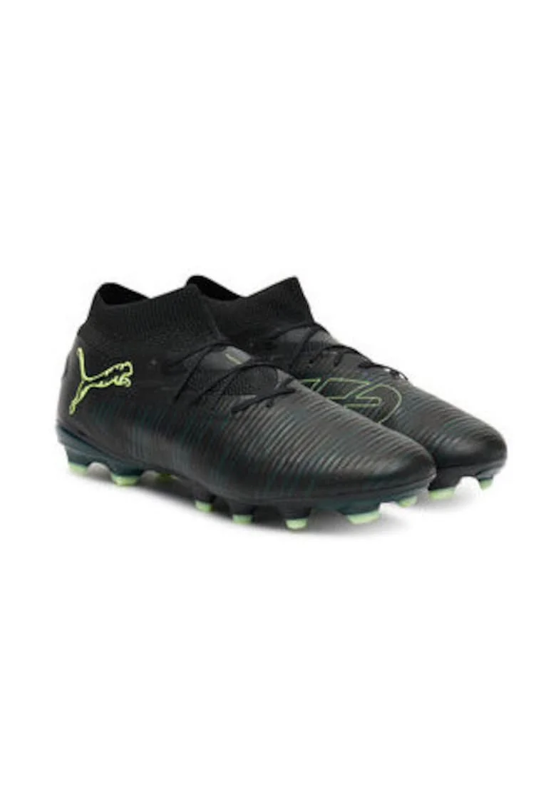 Pantofi fotbal barbati,  material sintetic, verde/negru