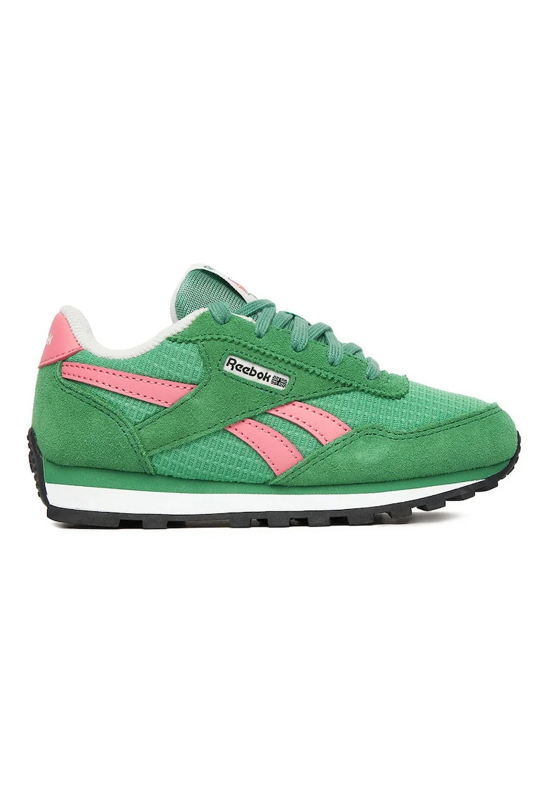 Tenisi sport copii,  piele naturala, verde