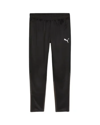 Pantaloni sport barbati  Team Goal, negri, poliester reciclat, cu talie elastica