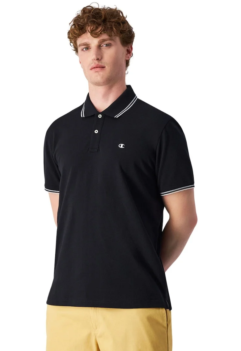 Tricou polo barbati,  bumbac, negru